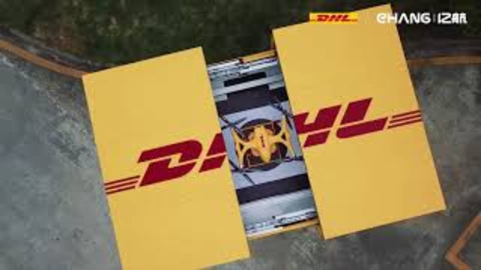 DHL & EHang Intelligent Cabinet and Falcon Drone Delivery