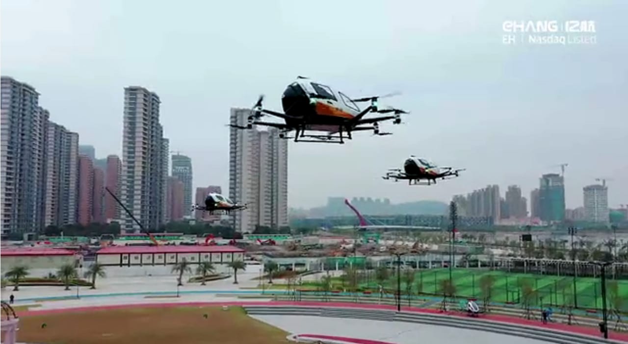 亿航智能将在珠海横琴开展自动驾驶空中交通服务